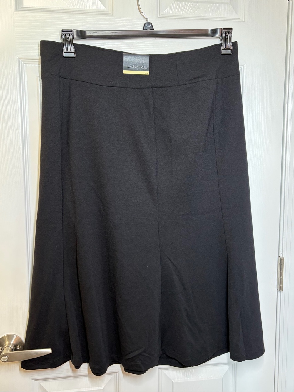 NWT! Lane Bryant Black Midi A-Line Skirt